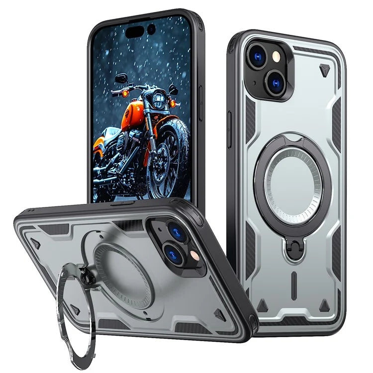 Coque antichoc avec anneau de support Magsafe pour iPhone 15 Coque antichoc avec anneau de support Magsafe pour iPhone 15